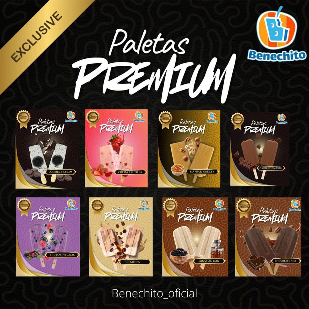 Paletas Premium Benechito